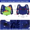 imageToddler Harness Leash with Anti Lost Wrist Link Accmor Cute Dinosaur Kids Harness Children Leash for Outdoor Travel Adorable Baby Anti Lost Leash Walking Wristband Assistant Strap Keep Babies CloseBlueLight Green Spotted Brachiosaurus  Blue Link