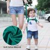 imageToddler Harness Leash with Anti Lost Wrist Link Accmor Cute Dinosaur Kids Harness Children Leash for Outdoor Travel Adorable Baby Anti Lost Leash Walking Wristband Assistant Strap Keep Babies CloseAquamarineLight Green Spotted Brachiosaurus  Green Link