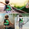 imageToddler Harness Leash with Anti Lost Wrist Link Accmor Cute Dinosaur Kids Harness Children Leash for Outdoor Travel Adorable Baby Anti Lost Leash Walking Wristband Assistant Strap Keep Babies CloseBlackGreen Spotted Brachiosaurus  Green Link