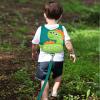 imageToddler Harness Leash with Anti Lost Wrist Link Accmor Cute Dinosaur Kids Harness Children Leash for Outdoor Travel Adorable Baby Anti Lost Leash Walking Wristband Assistant Strap Keep Babies CloseAquamarineLight Green Spotted Brachiosaurus  Green Link