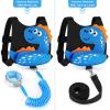 imageToddler Harness Leash with Anti Lost Wrist Link Accmor Cute Dinosaur Kids Harness Children Leash for Outdoor Travel Adorable Baby Anti Lost Leash Walking Wristband Assistant Strap Keep Babies CloseBlackBlue Spotted Brachiosaurus  Blue Link