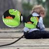 imageToddler Harness Leash with Anti Lost Wrist Link Accmor Cute Dinosaur Kids Harness Children Leash for Outdoor Travel Adorable Baby Anti Lost Leash Walking Wristband Assistant Strap Keep Babies CloseBlackLight Green Spotted Brachiosaurus  Green Link