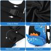 imageToddler Harness Leash with Anti Lost Wrist Link Accmor Cute Dinosaur Kids Harness Children Leash for Outdoor Travel Adorable Baby Anti Lost Leash Walking Wristband Assistant Strap Keep Babies CloseBlackBlue Spotted Brachiosaurus  Blue Link