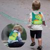 imageToddler Harness Leash with Anti Lost Wrist Link Accmor Cute Dinosaur Kids Harness Children Leash for Outdoor Travel Adorable Baby Anti Lost Leash Walking Wristband Assistant Strap Keep Babies CloseAquamarineLight Green Spotted Brachiosaurus  Green Link