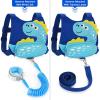 imageToddler Harness Leash with Anti Lost Wrist Link Accmor Cute Dinosaur Kids Harness Children Leash for Outdoor Travel Adorable Baby Anti Lost Leash Walking Wristband Assistant Strap Keep Babies CloseBlueBlue Spotted Brachiosaurus  Blue Link