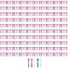 imageAccmor 100 Pieces 3g Empty Sample Containers with Lids Cosmetic Jars with 5 Pieces Mini SpatulasPink