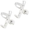 imageAccmor 2 Pack Bike Water Bottle Holders No Screws Universal Bike Cup Holder 360 Degree Rotatable Bike Water Bottle Cage Water Bottle Holders for Kids Bike Adult BikeWhite