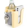 imageAccmor 3in1 Bike Cup Holder with Cell Phone Keys Holder Bike Water Bottle Holders Universal Bar Drink Cup Can Holder for Bicycles Motorcycles Scooters Black GreyGream Yellow Grey