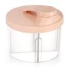 imageAccmor Baby Formula Dispenser On The Go NonSpill Rotating FourCompartment Formula Container to Go Milk Powder Kids Snack Container for Infant Toddler Travel Outdoor BluePink