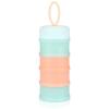 imageAccmor Baby Formula Dispenser On The Go Stackable Travel Formula Container NonSpill Milk Powder Baby Kids Snack Storage Container BPA Free 2 PacksBlue Alternate Pink