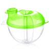 imageAccmor Baby Formula Dispenser for OnTheGo Feedings ThreeCompartment NonSpill Formula Container to Go Snack Milk Powder Dispenser for Traveling with Infant Toddler BlueGreen