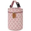 imageAccmor Breastmilk Cooler Bag Insulated Baby Bottle Cooler Tote Bags for Nursing Mom DaycarePink Geometry