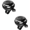 imageAccmor Classic Bike Bell Aluminum Bicycle Bell Loud Crisp Clear Sound Bicycle Bike Bell for Adults KidsBlack  BlackRight Hand Use2 pack