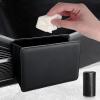 imageAccmor Collapsible Car Trash Can Vehicle Garbage Organizer Holder Bin with One Roll Trash Bag Waterproof Hanging Mini Auto Dustbin Accessories Storage Container for Vans SUVsBlack