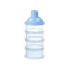 imageAccmor Formula Dispenser On The Go 4 Compartments Stackable Formula Container for Travel Baby Milk Powder Kids Snack Container BPA Free Blue