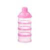 imageAccmor Formula Dispenser On The Go 4 Compartments Stackable Formula Container for Travel Baby Milk Powder Kids Snack Container BPA Free Pink