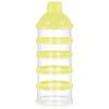 imageAccmor Formula Dispenser On The Go 5 Compartments Stackable Formula Container for Travel Baby Milk Powder Kids Snack Container BPA FreeYellow