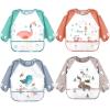4pcs-gray Bird/ Red Fox/ Green Flamingo/Brown Elk