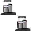 imageAccmor Luggage Drink Holder Universal Luggage Travel Cup Holder Free Hands Suitcase Drinks Beverage Holder Luggage Cup Caddy Gifts for Travelers Flight Attendants