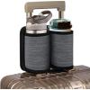 imageAccmor Luggage Travel Cup Holder Universal Suitcase Drinks Beverage Holder Free Hands Suitcase Cup Caddy Gifts for Travelers Flight Attendants