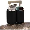 imageAccmor Luggage Travel Cup HolderUniversal Suitcase Cup Holder Free Hands Suitcase Drinks Beverage Holder Luggage Cup Caddy Gifts for Travelers Flight Attendants