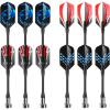 imageAccmor Magnetic Darts 12pcs Replacement Safety Plastic Darts for DartboardRed Black BlueModern