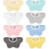 imageAccmor Muslin Baby Drool Bibs 6 Pack Baby Bandana Drool Bibs Soft Cotton Baby Bandana Bibs for Teething DroolingStyle Cmulticolor8pc