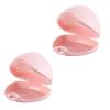 imageAccmor Pacifier Case Pacifier Holder Case Pacifier Container for Travel BPA Free Transparent 2 PackPink