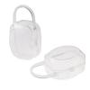 imageAccmor Pacifier Case Pacifier Holder Case with Handle BPA Free Universal Pacifier Container Box for Travel Transparent 2 Pack2pc