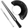 Black Mandrel  Black Guage  White Blet