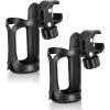 imageAccmor Stroller Cup Holder Universal Cup Holder for Uppababy Nuna Doona Strollers 360  Rotatable Bottle Holder for Stroller Bike Wheelchair Walker ScooterClassic2pc