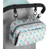 imageAccmor Stroller Organizer Universal Stroller Organizer with Insulated Cup Holder Pocket Dual Purpose Large Capacity Stroller Bag Caddy Stroller Accessories Fits for Uppababy Doona Nuna StrollersPlume