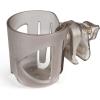 imageAccmor Universal Cup Holder Stroller Cup Holder 360 Rotatable Large Caliber Designed Bottle Holder for Stroller Bike Wheelchair Walker Scooter BlackTransparent Grey