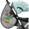 imageAccmor Universal Stroller Organizer Side Sling Stroller Organizer Mesh Cargo Net Stroller Storage Caddy Stroller Bag Accessories Fits for Uppababy Nuna Baby Jogger Britax Doona StrollersStyle ABlack