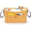 imageAccmor Universal Stroller Organizer Stroller Bag Stroller Caddy Organizer Stroller Accessories Fits for Uppababy Baby Jogger Nuna Doona Britax Strollers BlackBrown