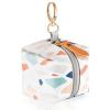 imageBaby Pacifier Case with Clip Baby Pacifier Holder Pouch Box for Diaper Bag Holds 2 Pacifiers for Travel Outdoor Activities Small Baby UtensilsGreen Leafcolorful stone