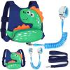 imageToddler Harness Leash with Anti Lost Wrist Link Accmor Cute Dinosaur Kids Harness Children Leash for Outdoor Travel Adorable Baby Anti Lost Leash Walking Wristband Assistant Strap Keep Babies CloseBlueGreen Spotted Brachiosaurus  Blue Link