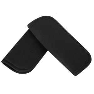 imageAccmor Baby Car Seat Straps Covers Soft Seat Belt Covers for Baby Kids Strap Pads Covers for Car Seats Pushchair Stroller BlackBlack