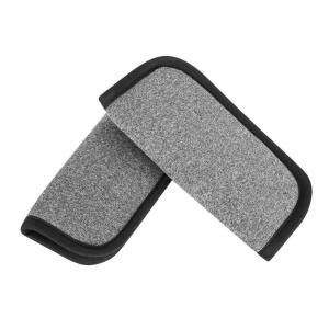 imageAccmor Baby Car Seat Straps Covers Soft Seat Belt Covers for Baby Kids Strap Pads Covers for Car Seats Pushchair Stroller BlackGrey