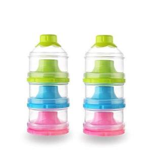 imageAccmor Baby Formula Dispenser NonSpill Stackable Formula Dispenser On The Go Baby ampamp Kids Snack Containers Formula Container for Travel BPA Free2 pack