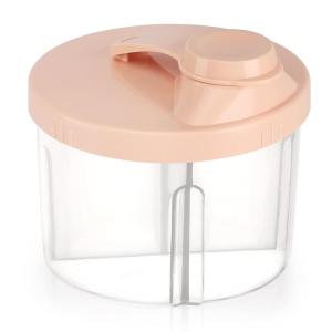 imageAccmor Baby Formula Dispenser On The Go NonSpill Rotating FourCompartment Formula Container to Go Milk Powder Kids Snack Container for Infant Toddler Travel Outdoor BluePink