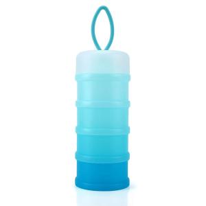 imageAccmor Baby Formula Dispenser On The Go Stackable Travel Formula Container NonSpill Milk Powder Baby Kids Snack Storage Container BPA Free 2 PacksBlue