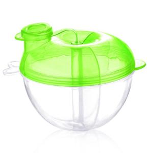 imageAccmor Baby Formula Dispenser for OnTheGo Feedings ThreeCompartment NonSpill Formula Container to Go Snack Milk Powder Dispenser for Traveling with Infant Toddler BlueGreen