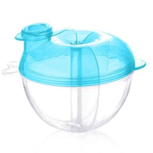 imageAccmor Baby Formula Dispenser for OnTheGo Feedings ThreeCompartment NonSpill Formula Container to Go Snack Milk Powder Dispenser for Traveling with Infant Toddler BlueBlue
