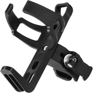 imageAccmor Bike Water Bottle Holders No Screws Universal Bike Cup Holder 360 Degree Rotatable Bike Water Bottle Cage Water Bottle Holders for Kids Bike Adult Bike RedBlack
