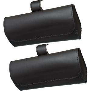 imageAccmor Bling Sunglasses Holder for Car Sun Visor Sparkling Auto Glasses Clip Case Eyeglasses Protective Box PU Leather Car Sunglass Storage Organizer for Truck SUV RV Black CrystalBlack  Black