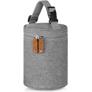 imageAccmor Breastmilk Cooler Bag Insulated Baby Bottle Cooler Tote Bags for Nursing Mom DaycareGrey