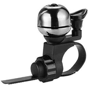 imageAccmor Classic Bike Bell Adjustable Bicycle Bell Fits Any Bike Handlebar Universal Bike Bell Loud Crisp Clear Sound Bike Bell for Adults Kids Biketitanium gray