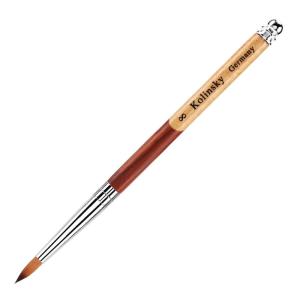 imageAccmor Nail Art Brush for Acrylic Powder Wooden Handle Acrylic Nail Art Design Brush Nail Art Brushes Art Tool Size  8