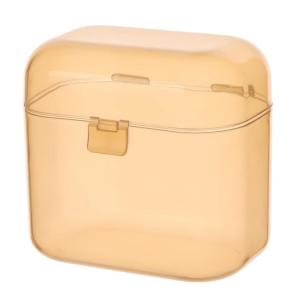 imageAccmor Pacifier Container  2 Pacifier Holder Case for Travel BPA Free TransparentTransparent Brown